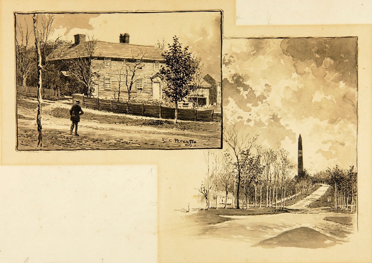 Dom/pomnik w lesie autorstwa Ernest C. Peixotto