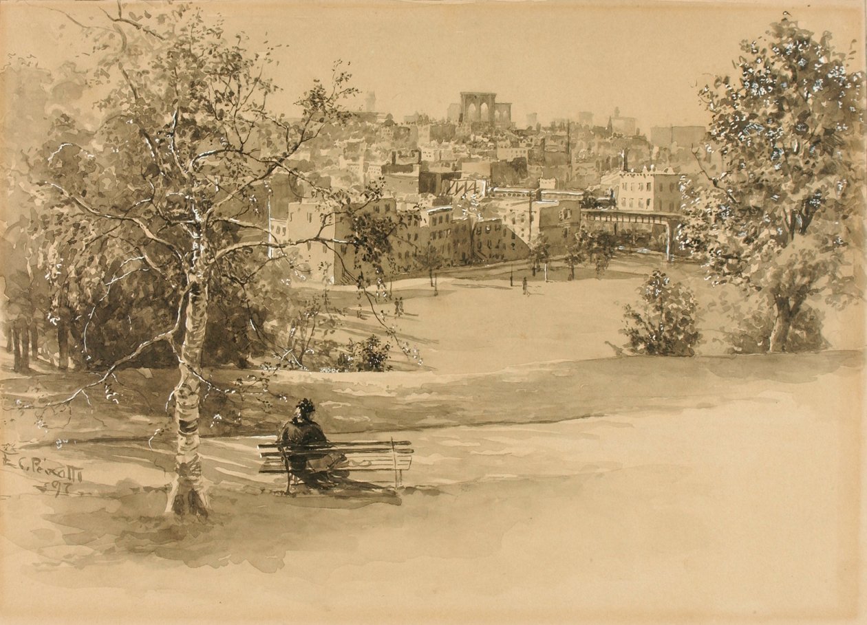 Widok na miasto() autorstwa Ernest C. Peixotto