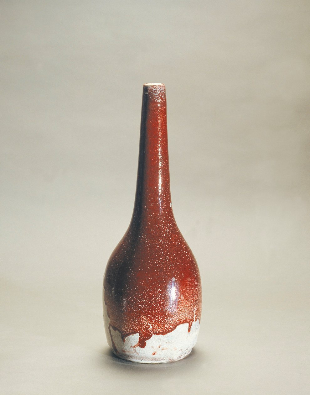 Wazon porcelanowy z emalią flambe autorstwa Ernesta Chapleta (1835-1909) autorstwa Ernest Chaplet