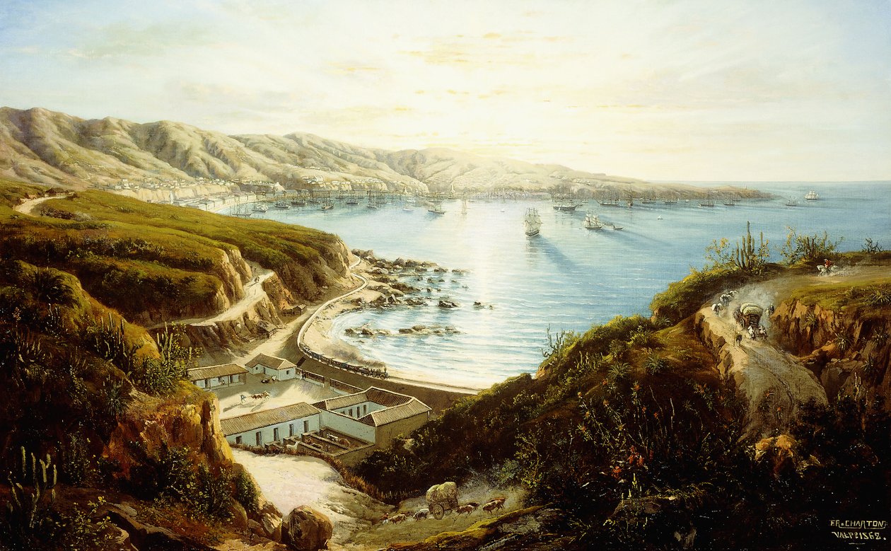 Valparaiso, 1862 autorstwa Ernest Charton