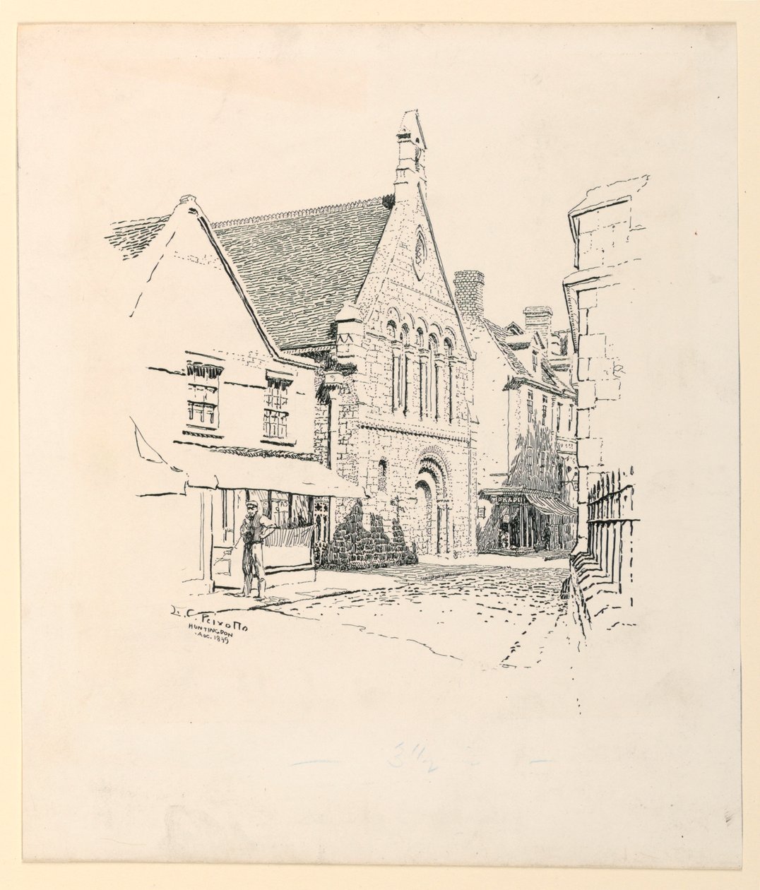 Gimnazjum, Huntingdon autorstwa Ernest Clifford Peixotto