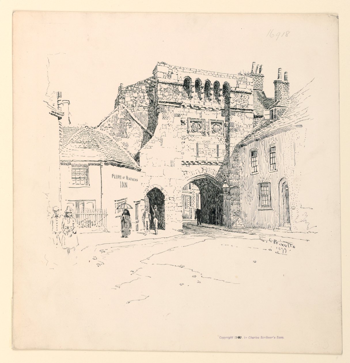 Zachodnia Brama, Winchester autorstwa Ernest Clifford Peixotto