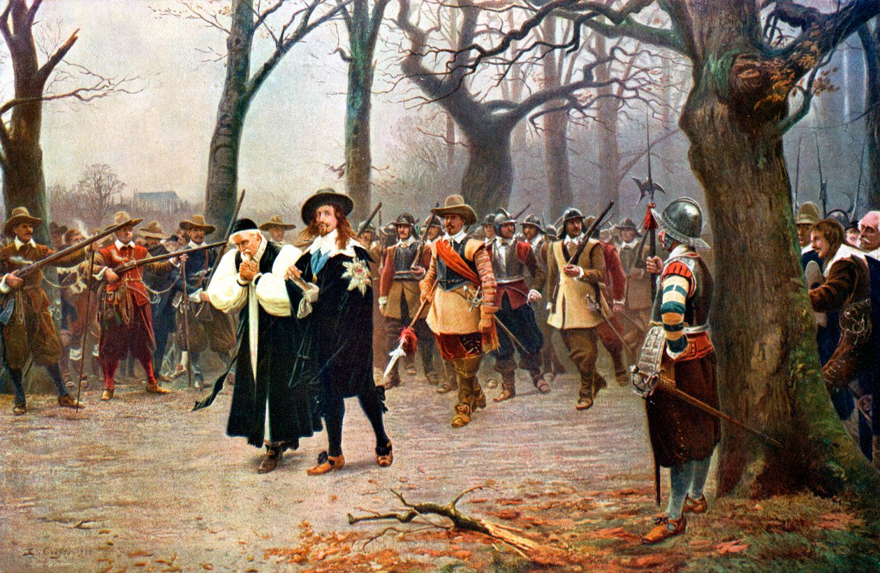 Egzekucja Karola I, 1649 1909. autorstwa Ernest Crofts