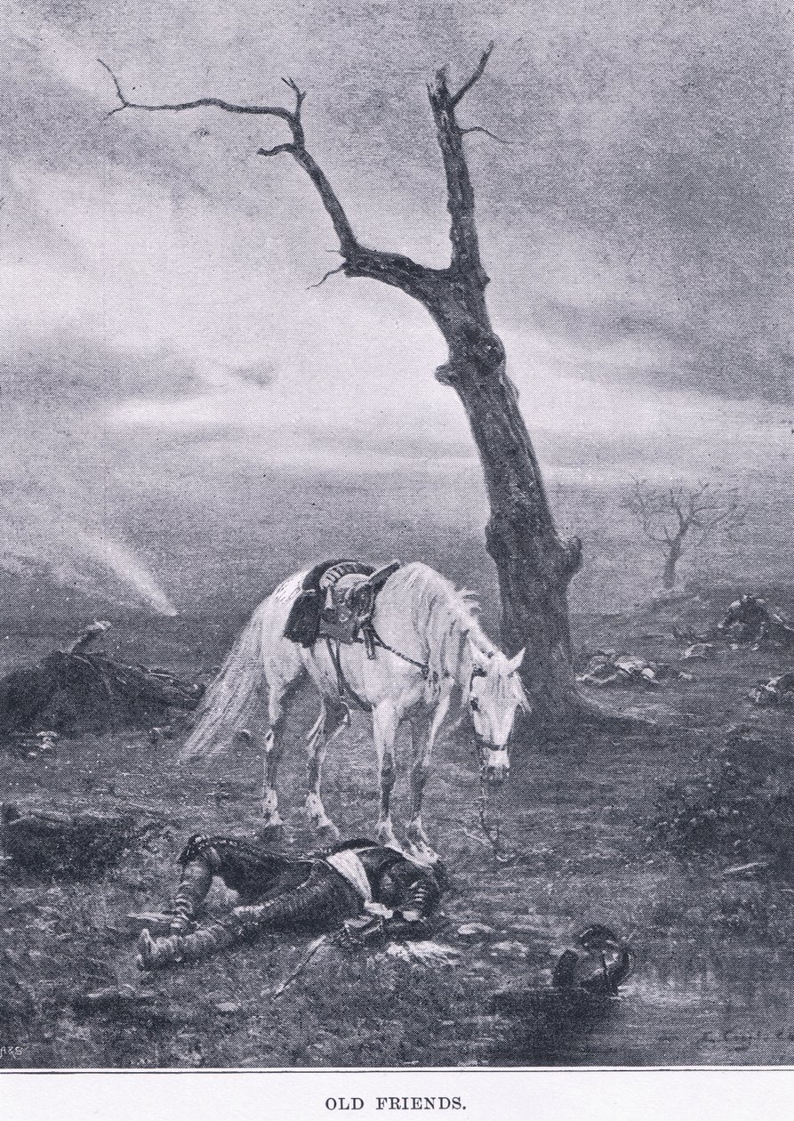 Starzy przyjaciele, z The Magazine of Art 1893, Cassell and Company autorstwa Ernest Crofts