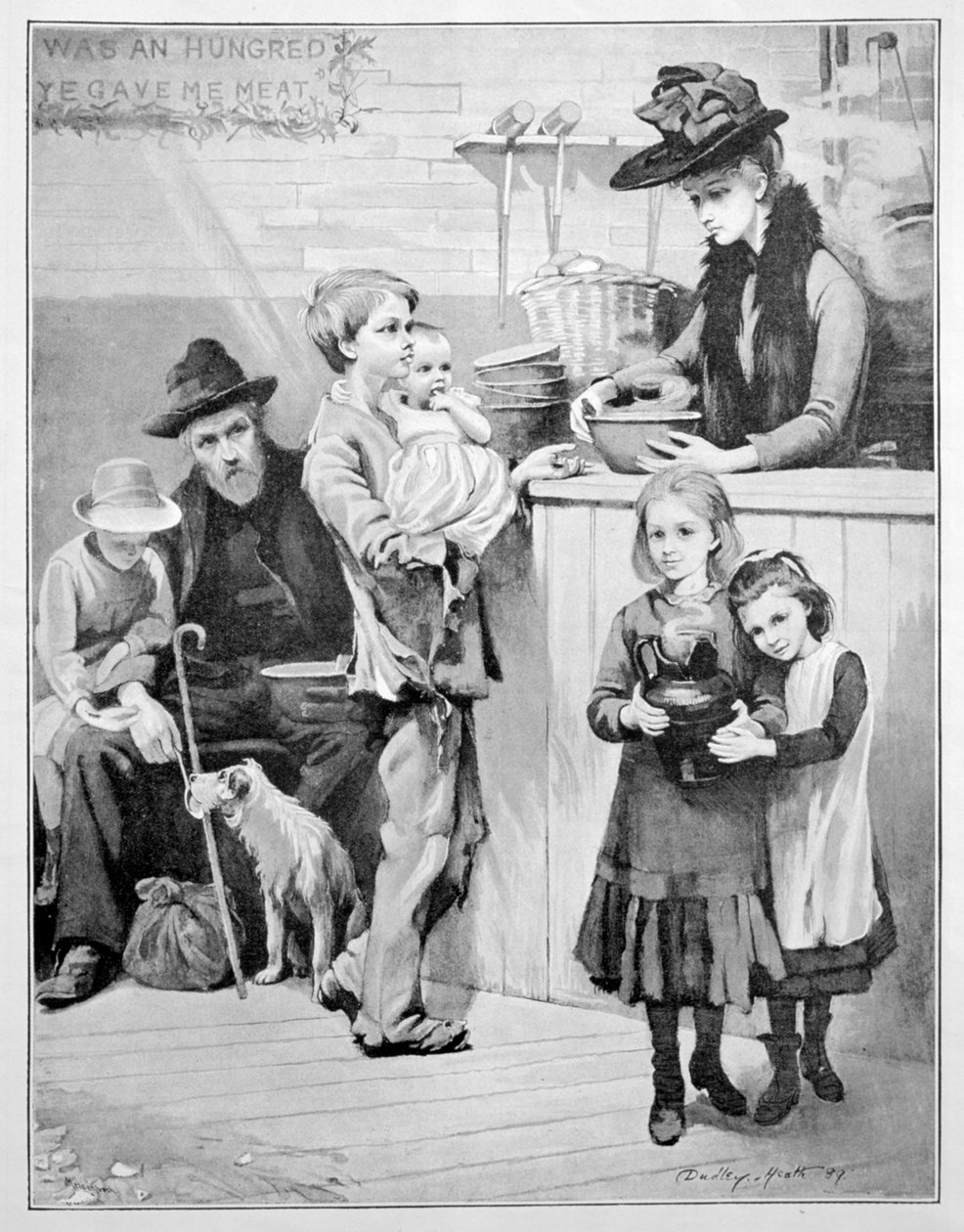 Anioł usługujący, 1889. autorstwa Ernest Dudley Heath