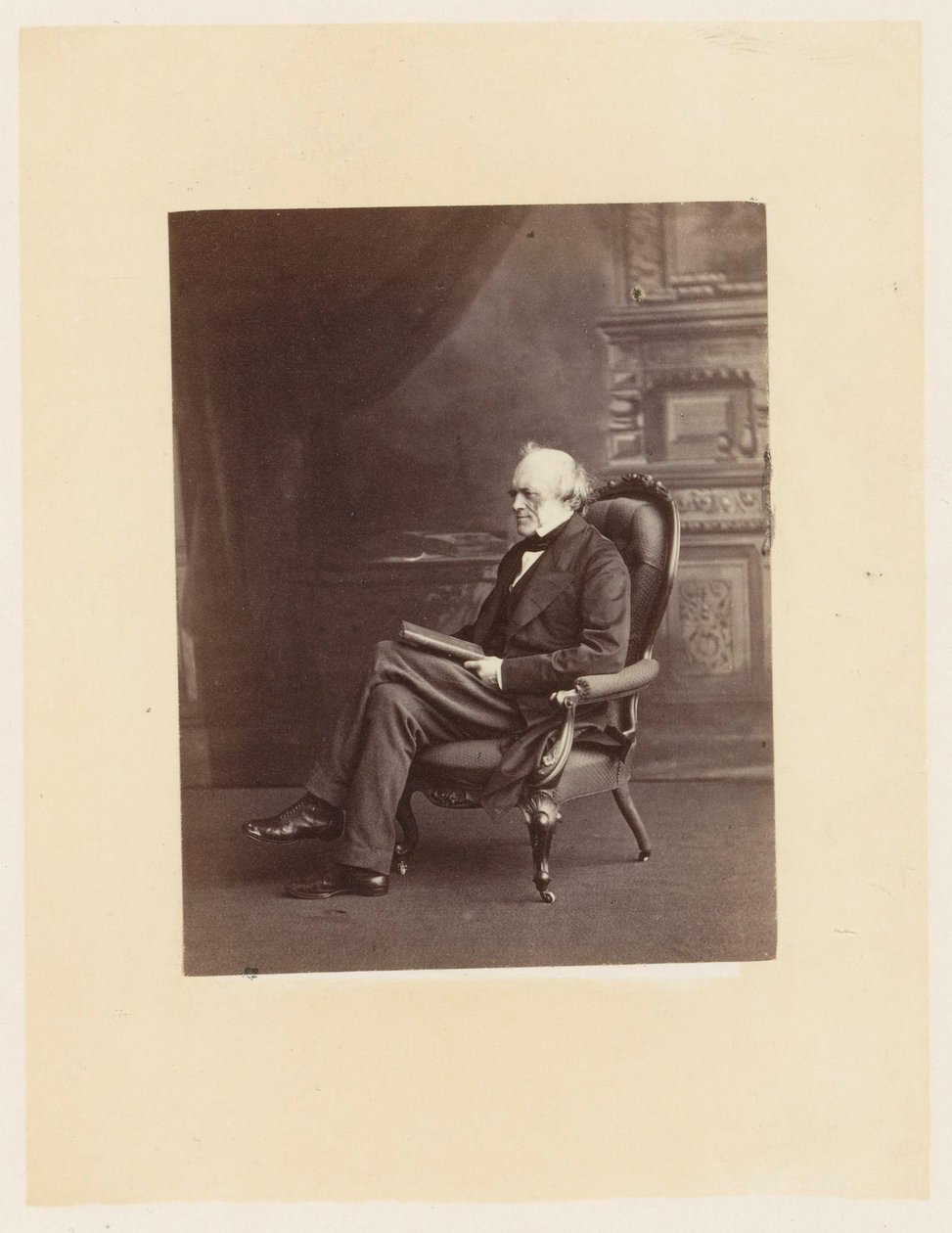 Charles Lyell, ok. 1863 (zdjęcie czarno-białe) autorstwa Ernest Edwards
