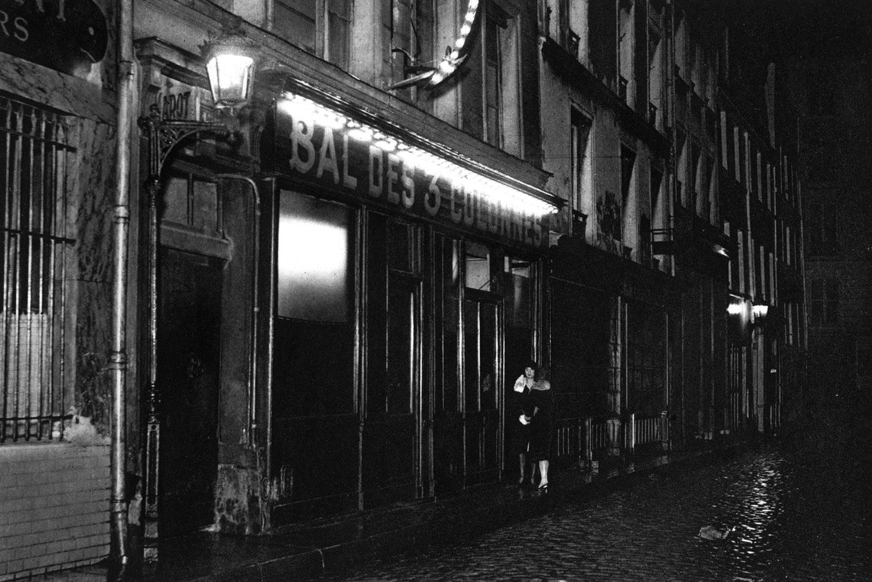 Wejście bal-musette, Rue de Lappe, Paryż, 1931 autorstwa Ernest Flammarion