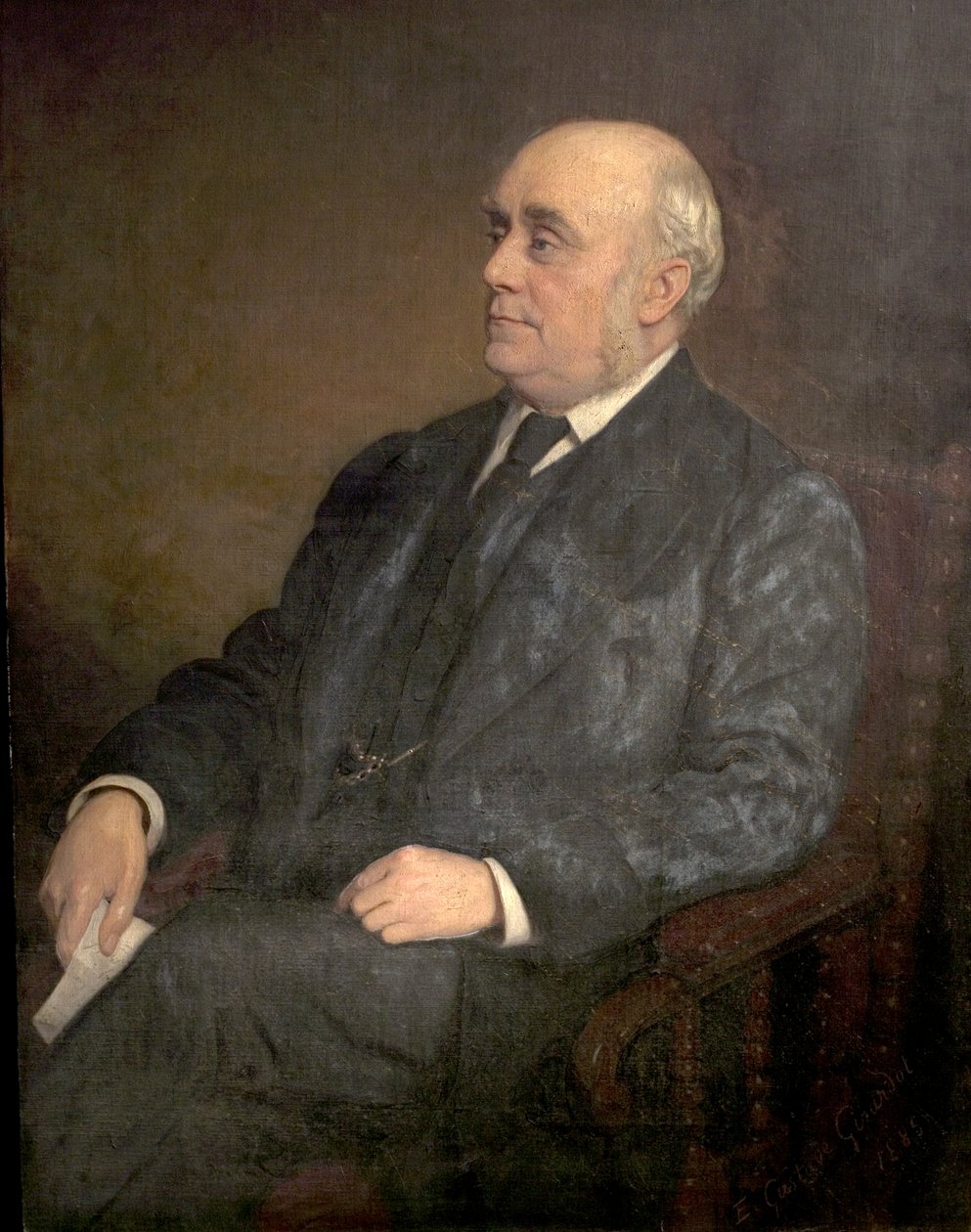 Pan Joseph Pettifor, 1885 r. autorstwa Ernest Gustave Girardot