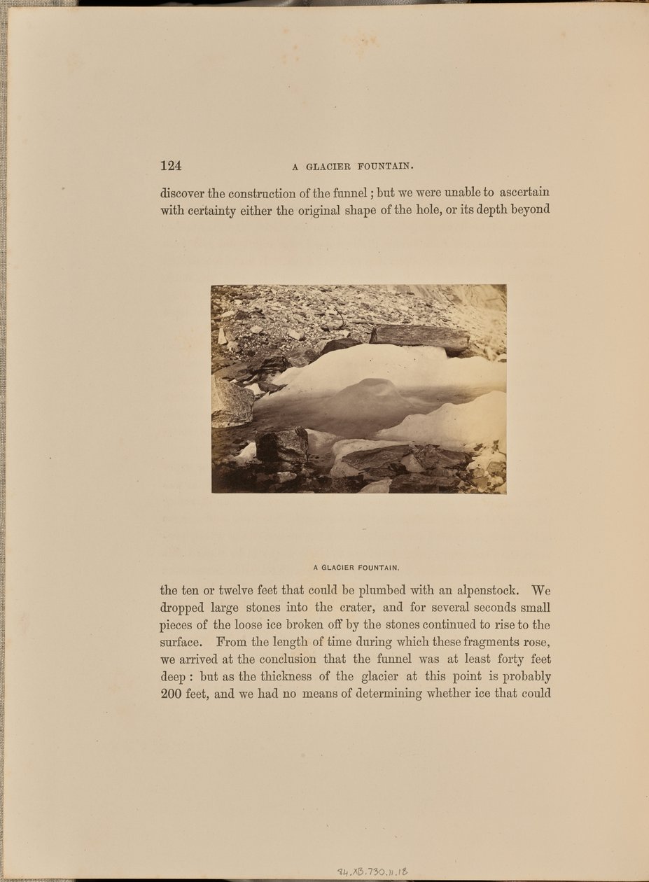 Fontanna lodowcowa autorstwa Ernest H. Edwards