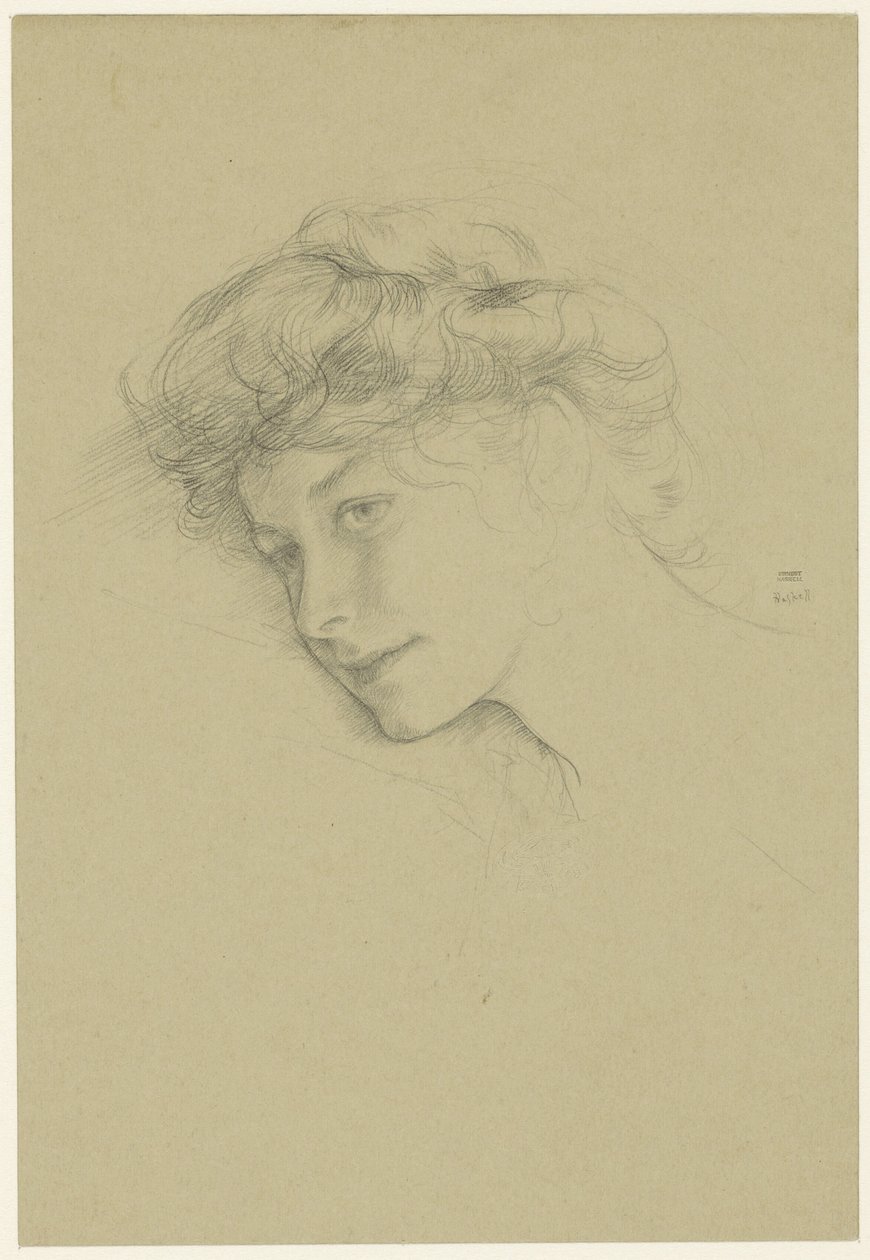 Portret młodej kobiety autorstwa Ernest Haskell