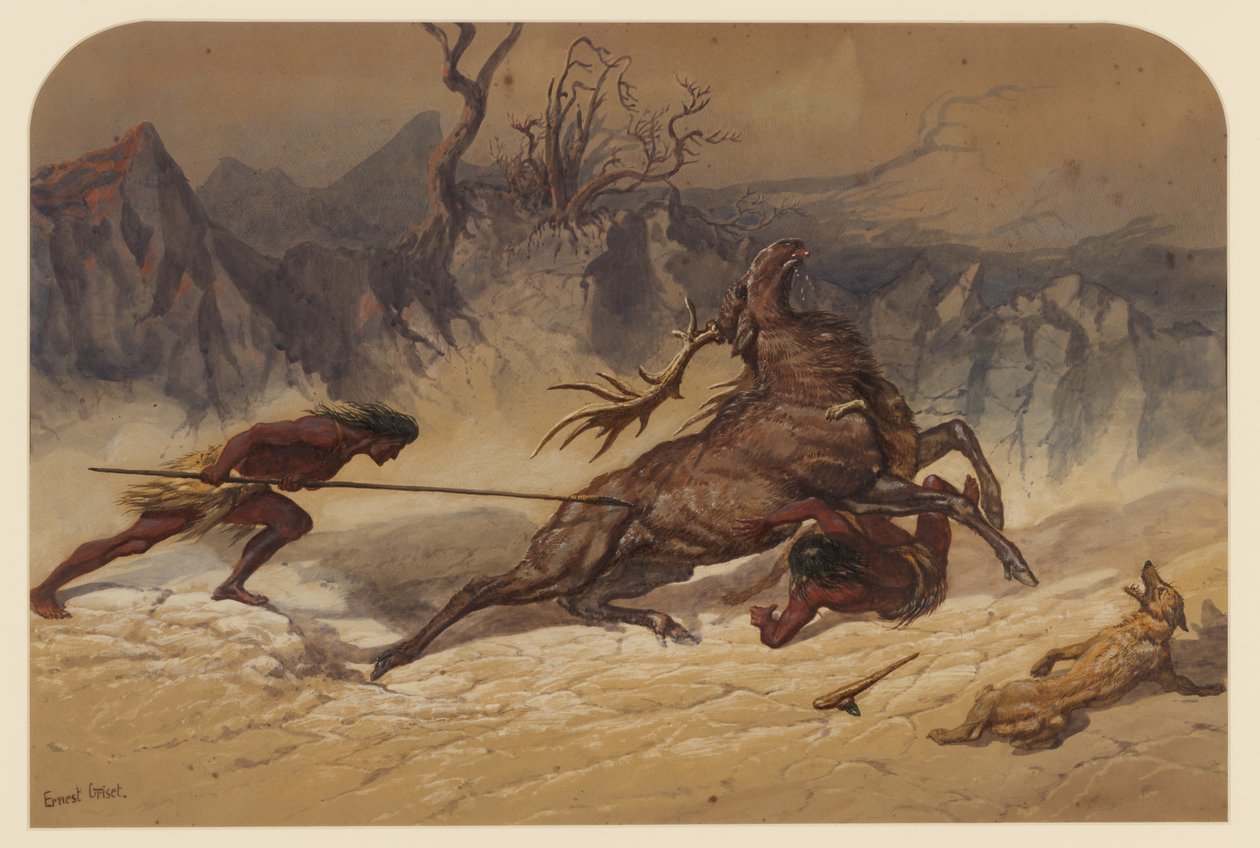Polowanie, 1871 autorstwa Ernest Henry Griset
