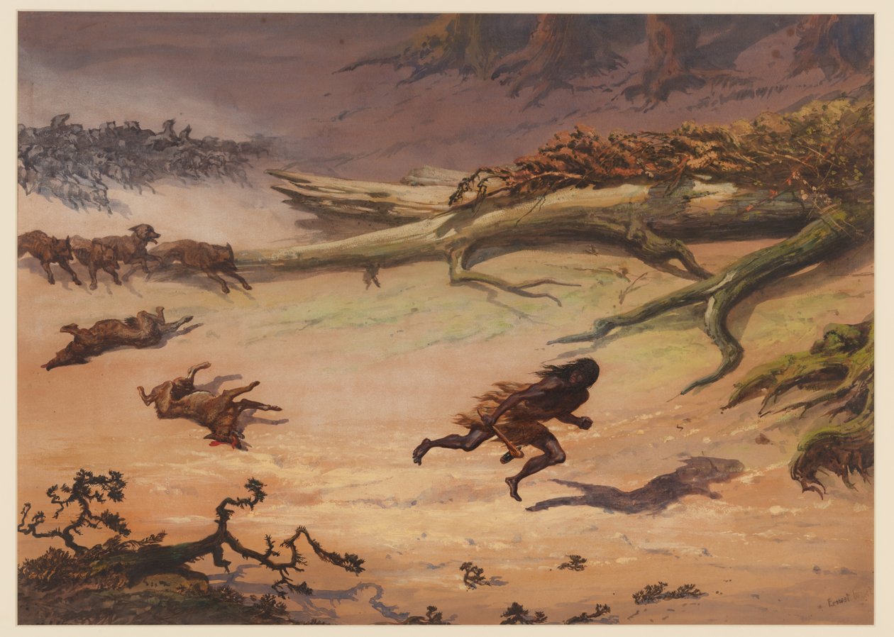 Polowanie, 1871 autorstwa Ernest Henry Griset