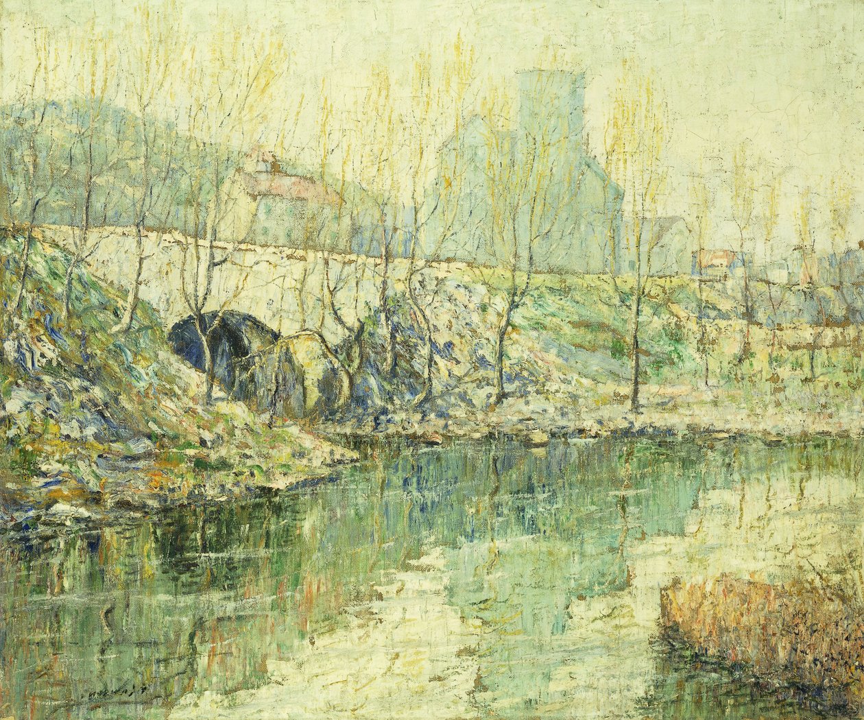 Wczesna wiosna autorstwa Ernest Lawson