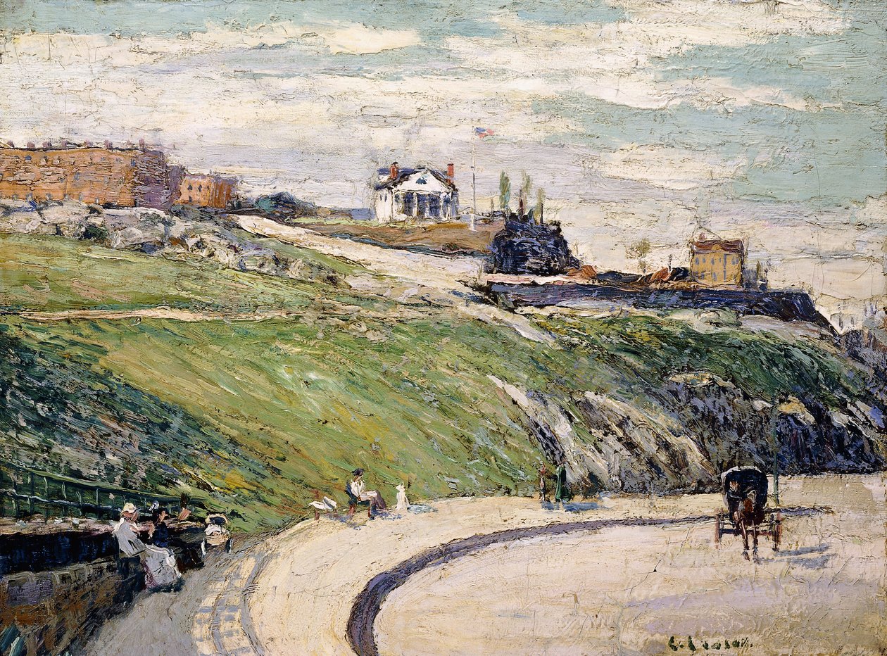 Kwatera główna Jerzego Waszyngtona — Rezydencja Morrisa-Jumela autorstwa Ernest Lawson