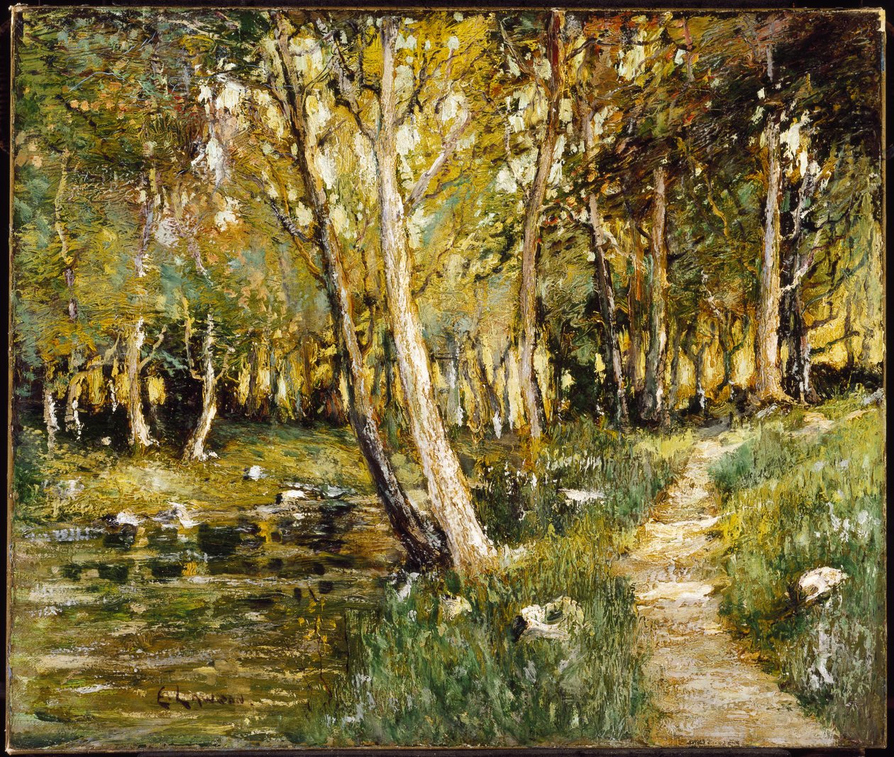 Krajobraz autorstwa Ernest Lawson
