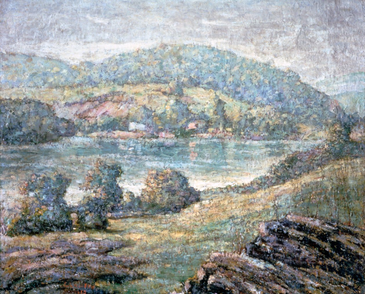 Poranne światło, dolina rzeki, Connecticut, 1919 autorstwa Ernest Lawson