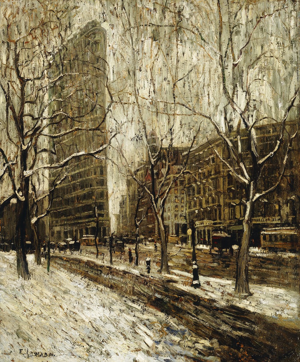 Budynek Flatiron, Nowy Jork autorstwa Ernest Lawson