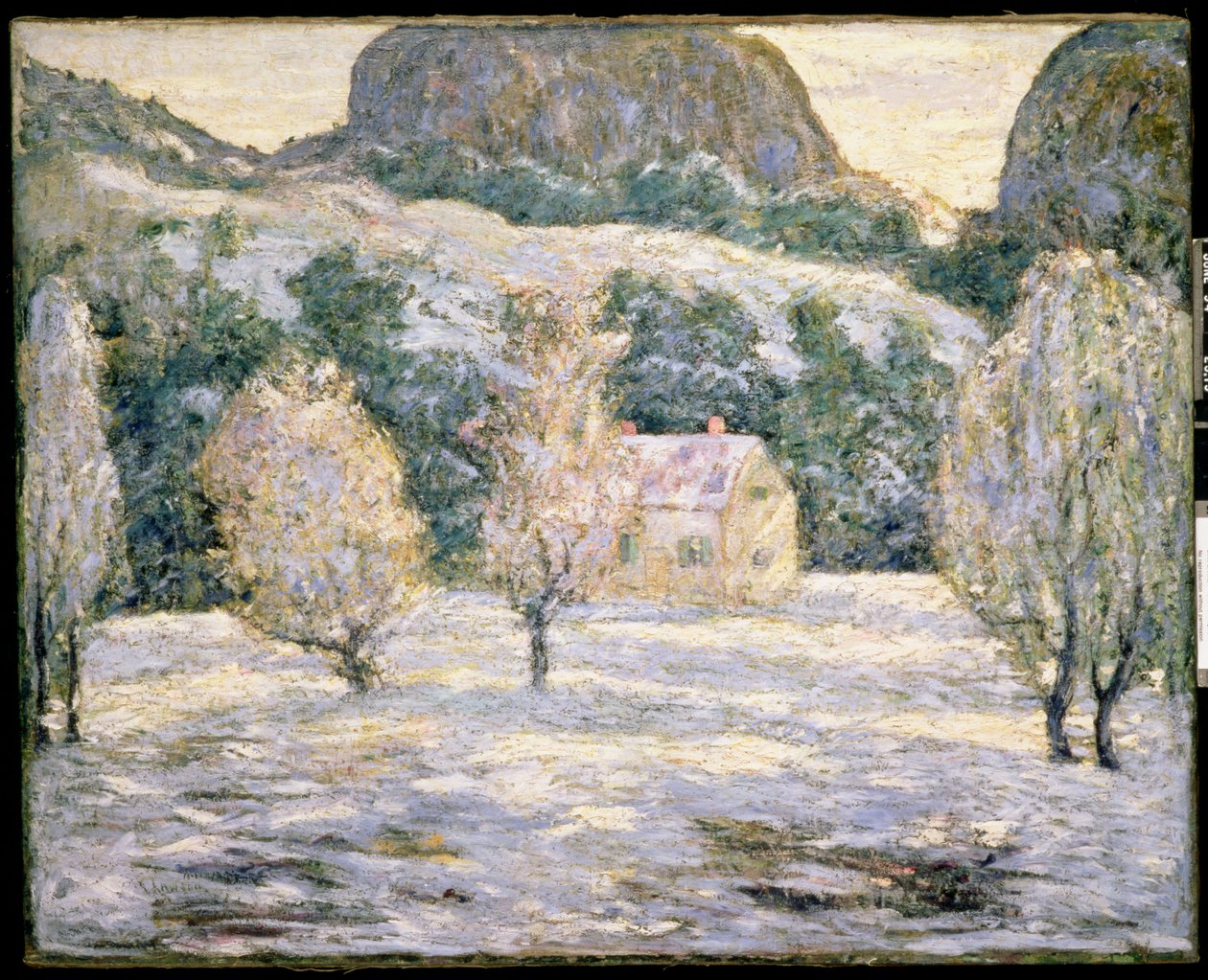 Zima, ok.1919 autorstwa Ernest Lawson