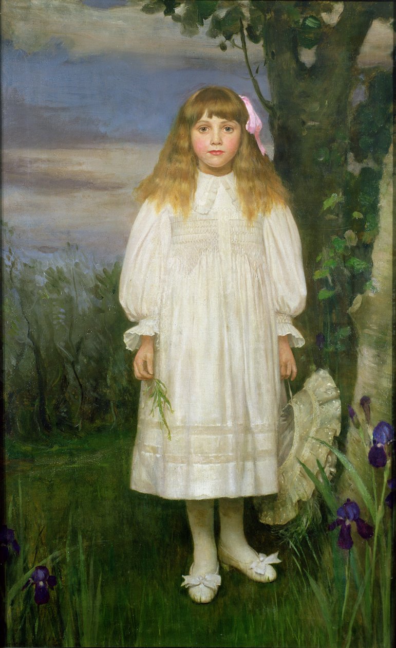 Portret panny Catherine Howard, ok. 1904 r. autorstwa Ernest Leopold Sichel