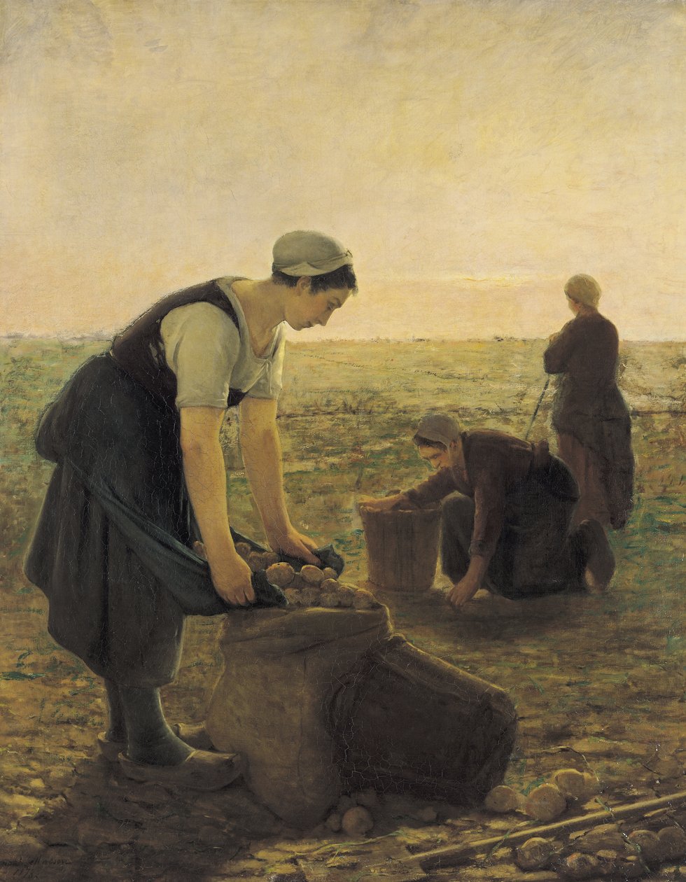 Zbiór ziemniaków autorstwa Ernest Masson