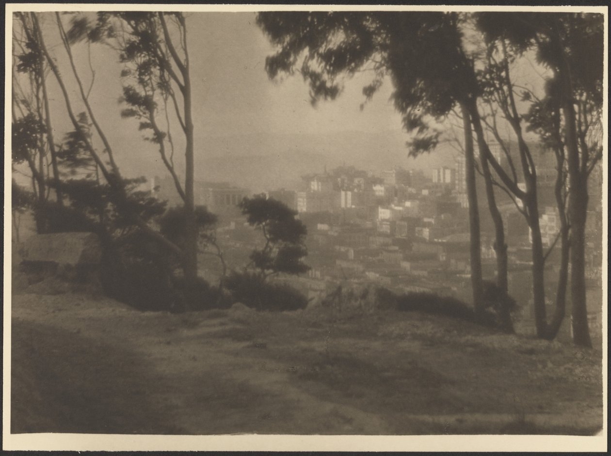Miasto ze szczytu wzgórza autorstwa Ernest Mitchell Pratt