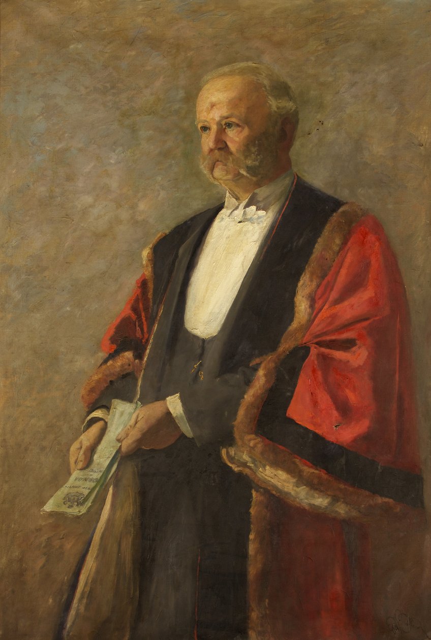 Radny C.P. Billing, ok. 1922 (olej na płótnie) autorstwa Ernest Pile Bucknall