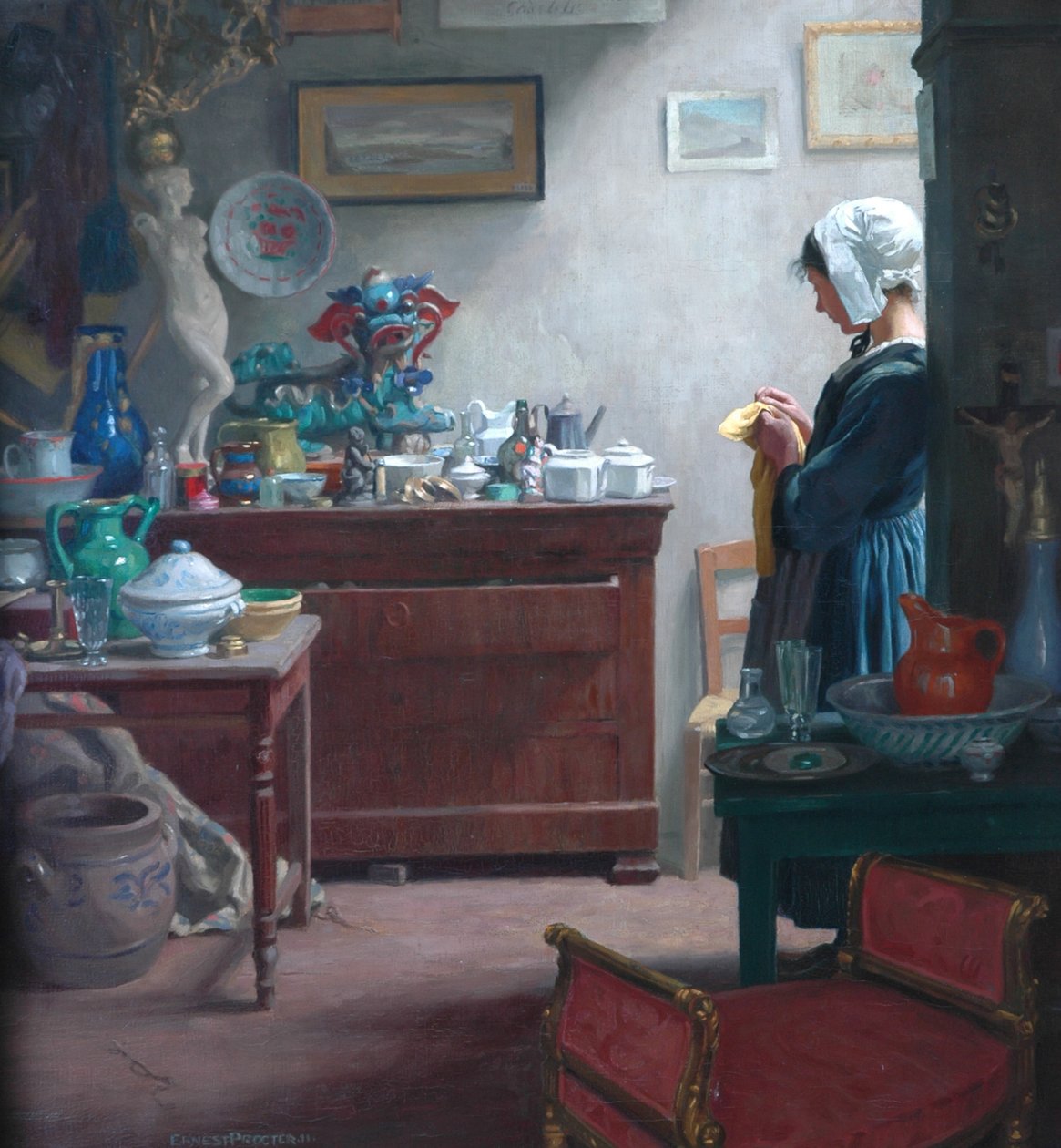 Bretański antykwariat, 1911 autorstwa Ernest Procter