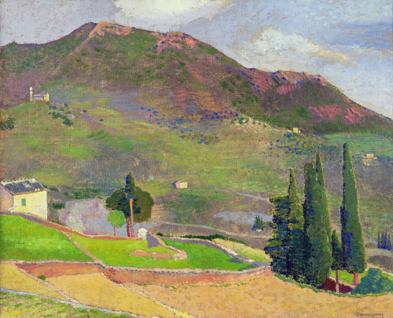 Góra Ste. Zwycięstwo (olej na płótnie) autorstwa Ernest Yarrow Jones