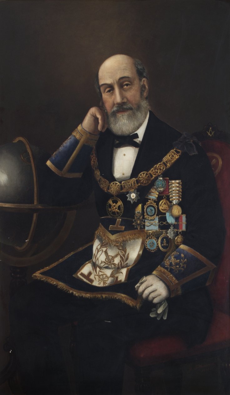 John Morant Hervey, Wielki Sekretarz, 1875 autorstwa Ernest de Cleichen von Tettenborn