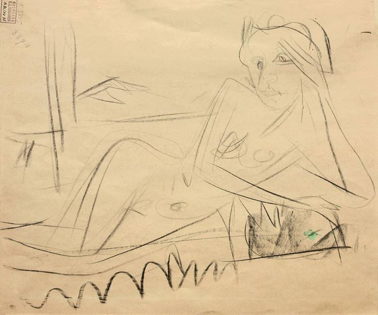 wiosna autorstwa Ernst Ludwig Kirchner