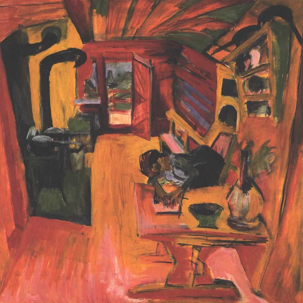 Kuchnia alpejska autorstwa Ernst Ludwig Kirchner