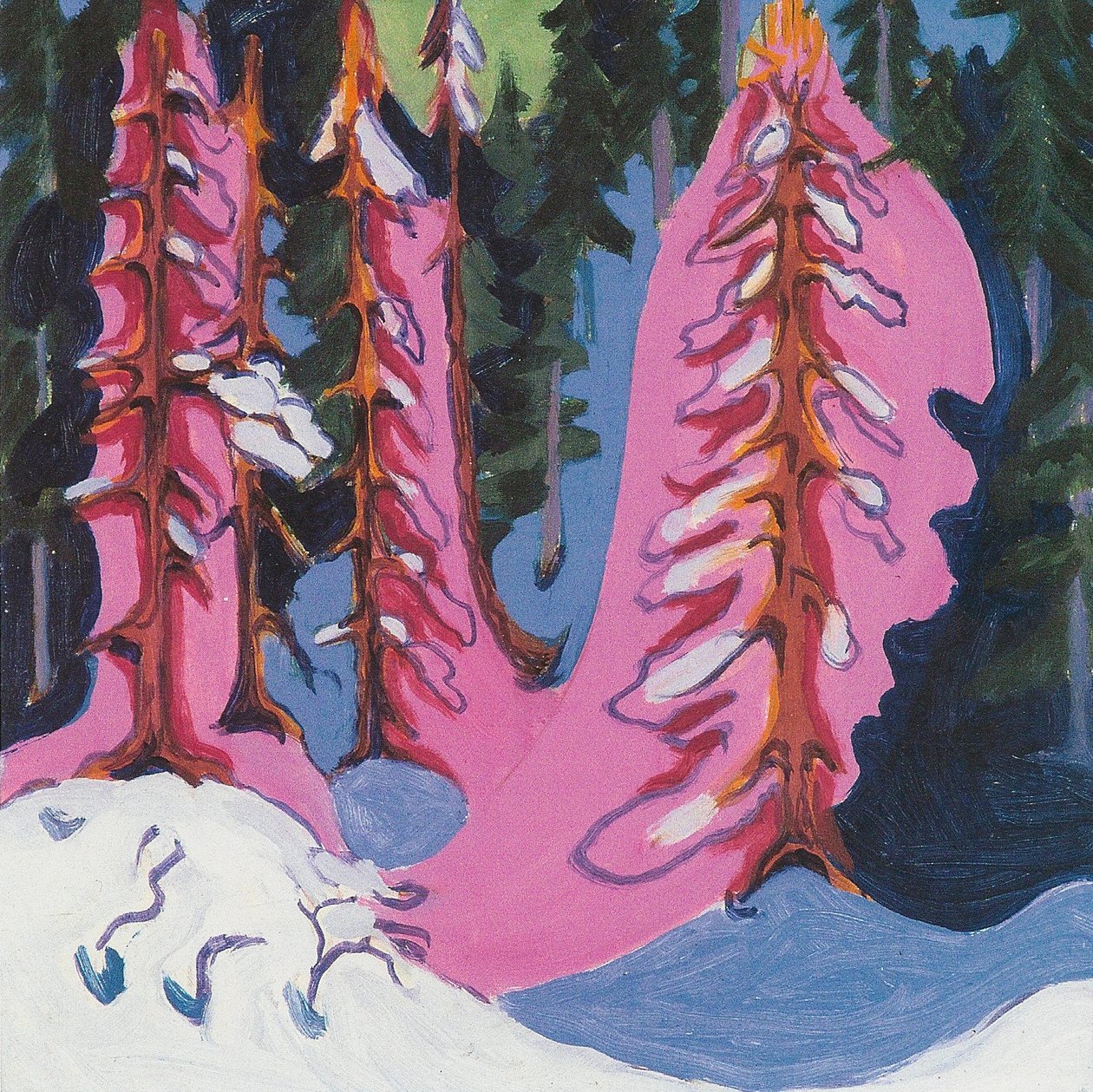 Na skraju lasu autorstwa Ernst Ludwig Kirchner
