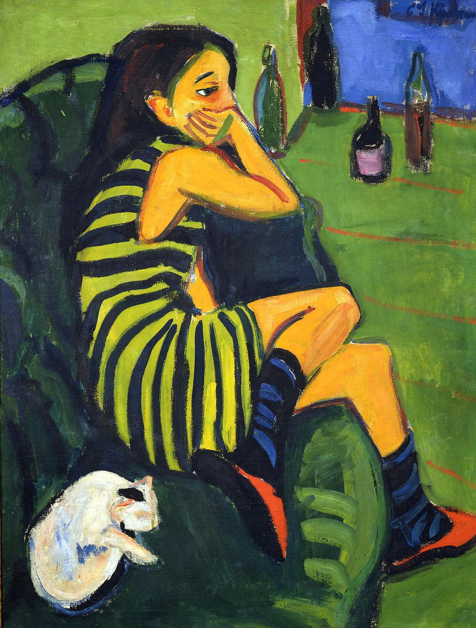 Artysta (Marzella) autorstwa Ernst Ludwig Kirchner