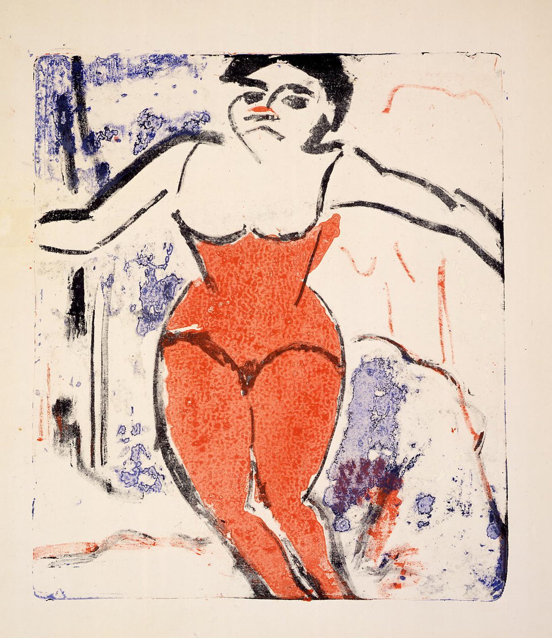 Gorący artysta oklaski autorstwa Ernst Ludwig Kirchner