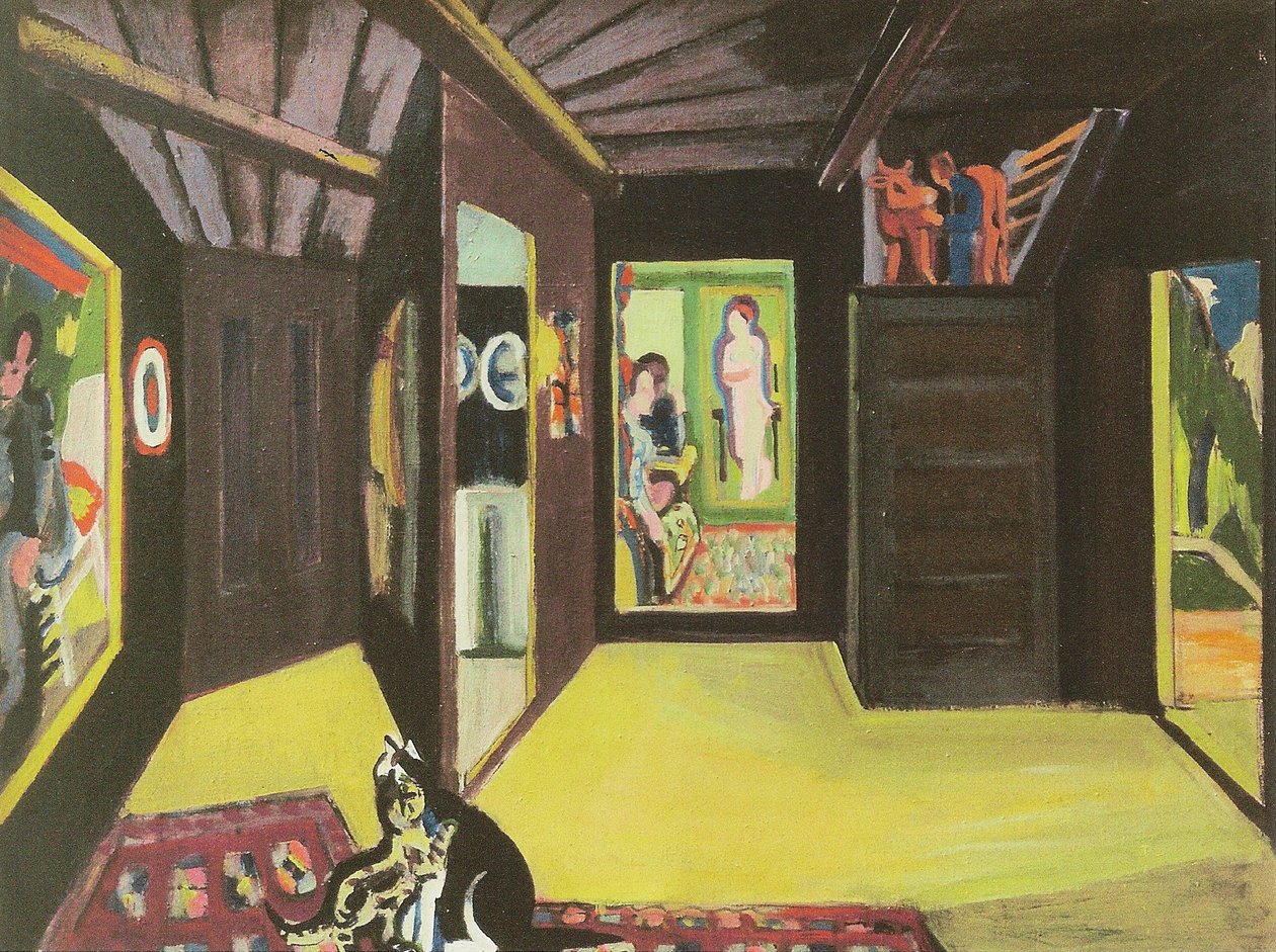 Bergatelier autorstwa Ernst Ludwig Kirchner