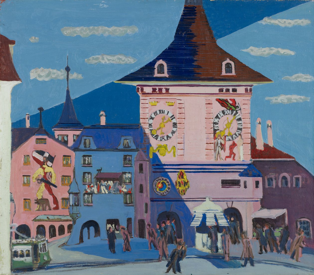 Berno z Belltower, 1935 autorstwa Ernst Ludwig Kirchner