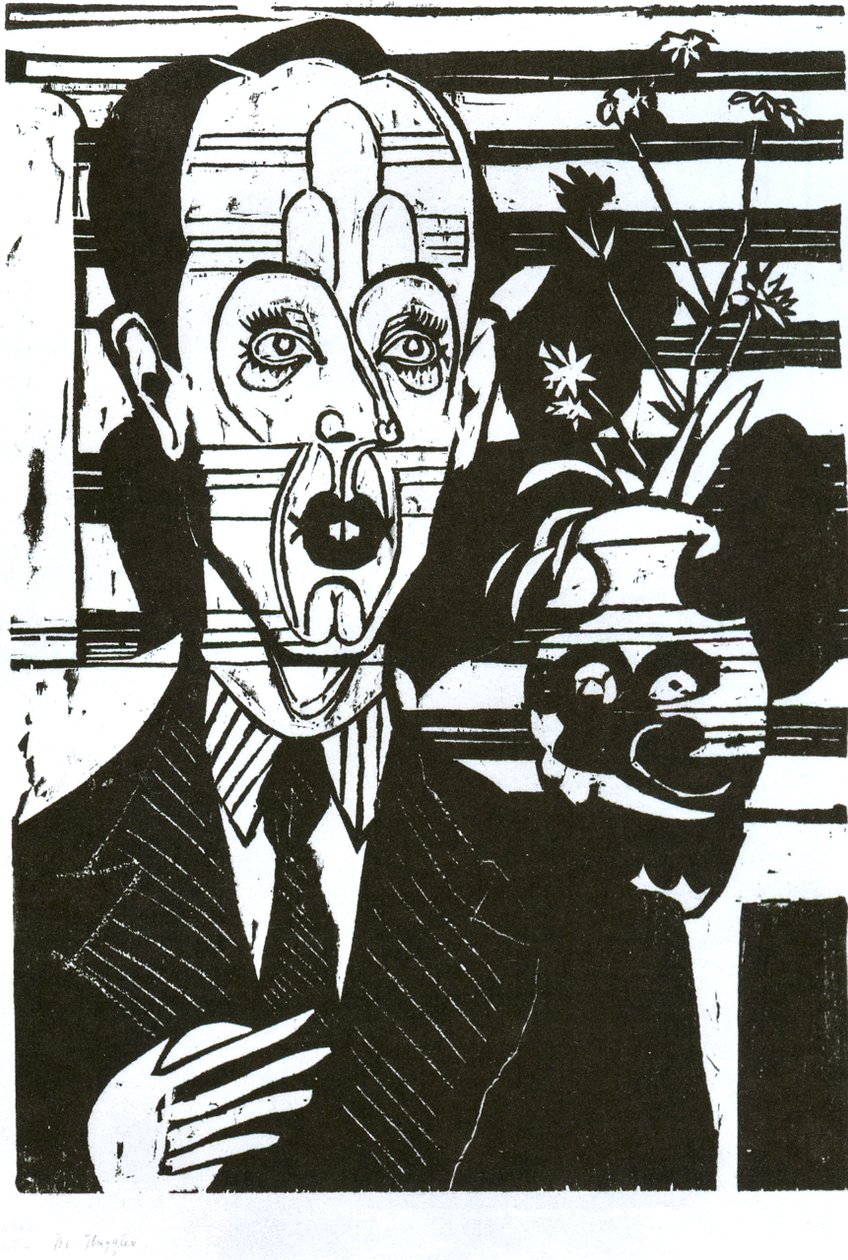 Portret dr Hugglera autorstwa Ernst Ludwig Kirchner