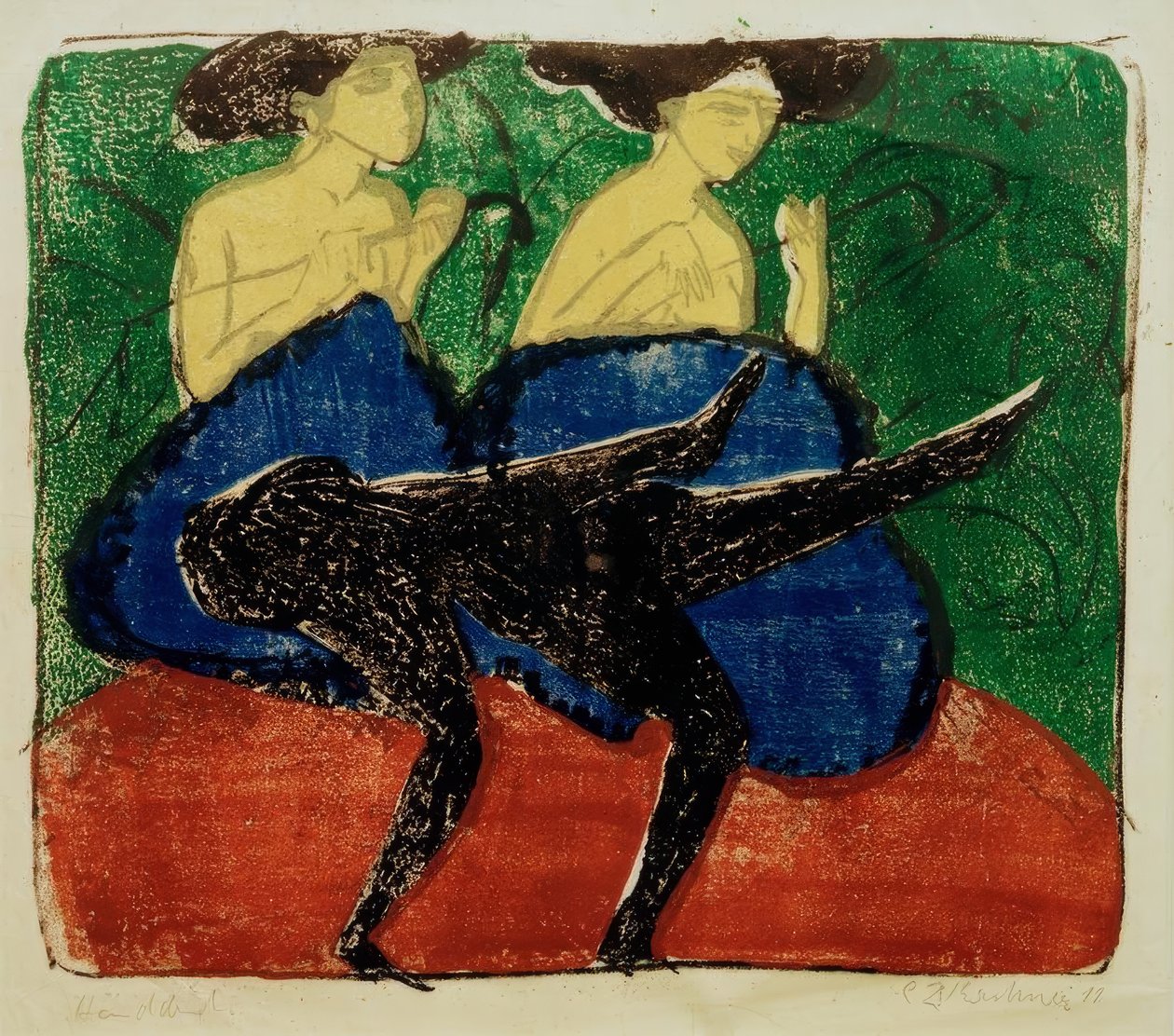 Spacer po ciastach autorstwa Ernst Ludwig Kirchner