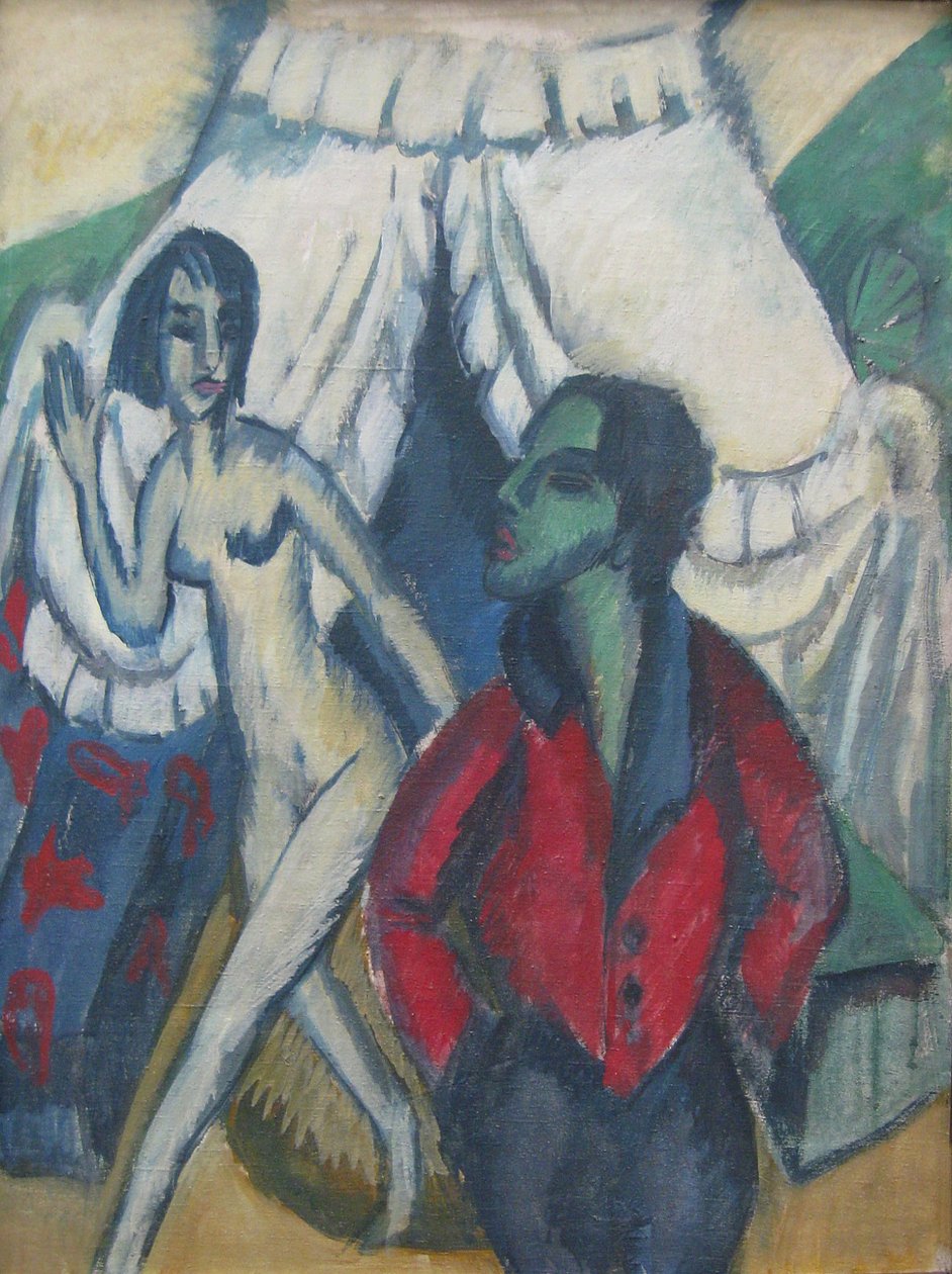 Namiot autorstwa Ernst Ludwig Kirchner