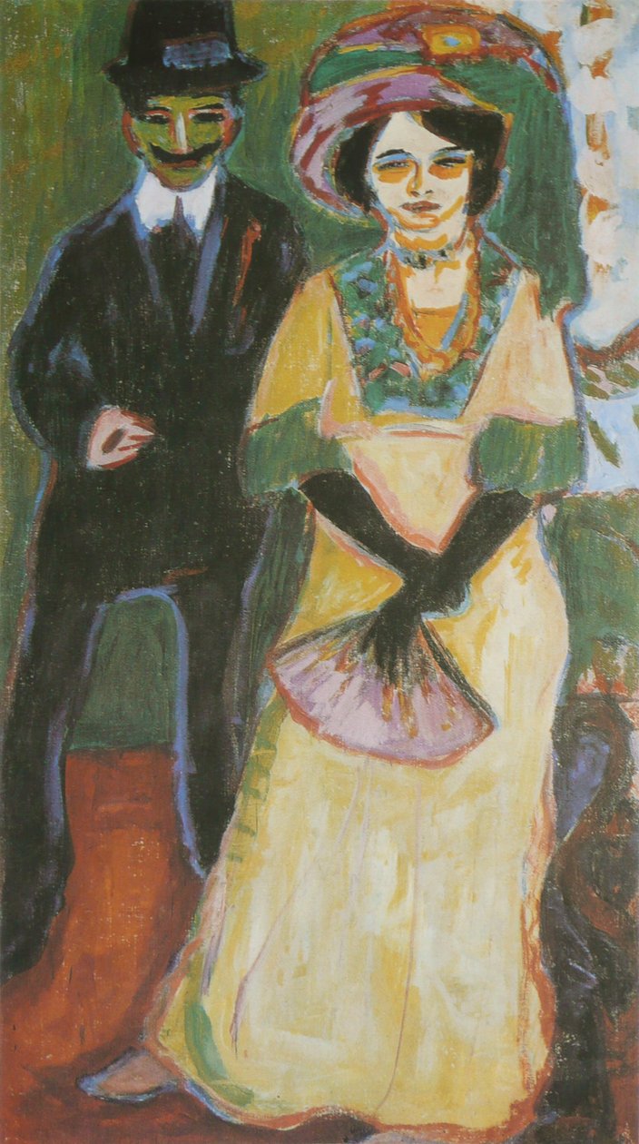 Dodo i jego brat autorstwa Ernst Ludwig Kirchner