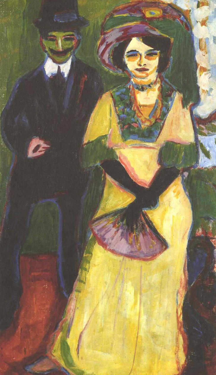 Dodo i jej brat autorstwa Ernst Ludwig Kirchner