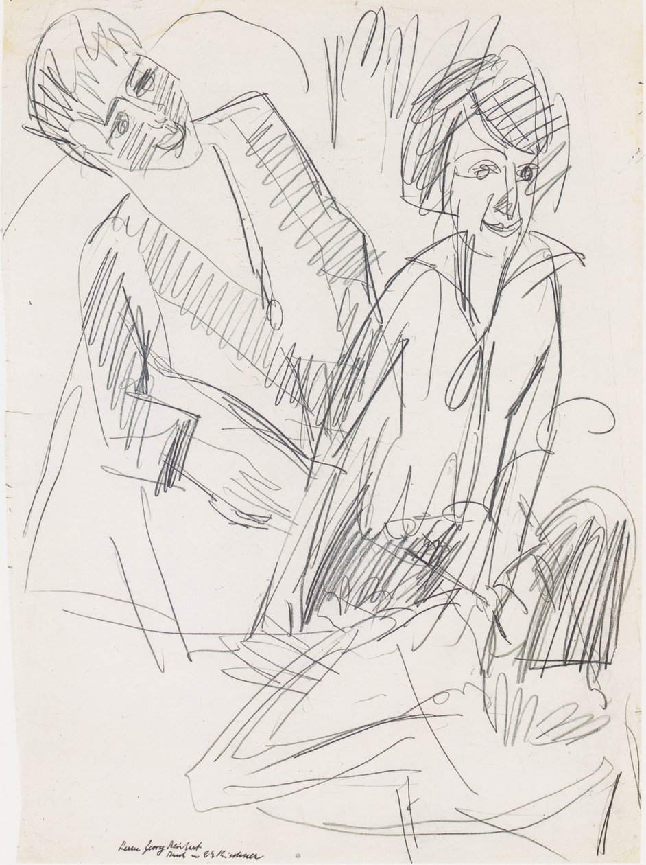 Trzy kobiety autorstwa Ernst Ludwig Kirchner