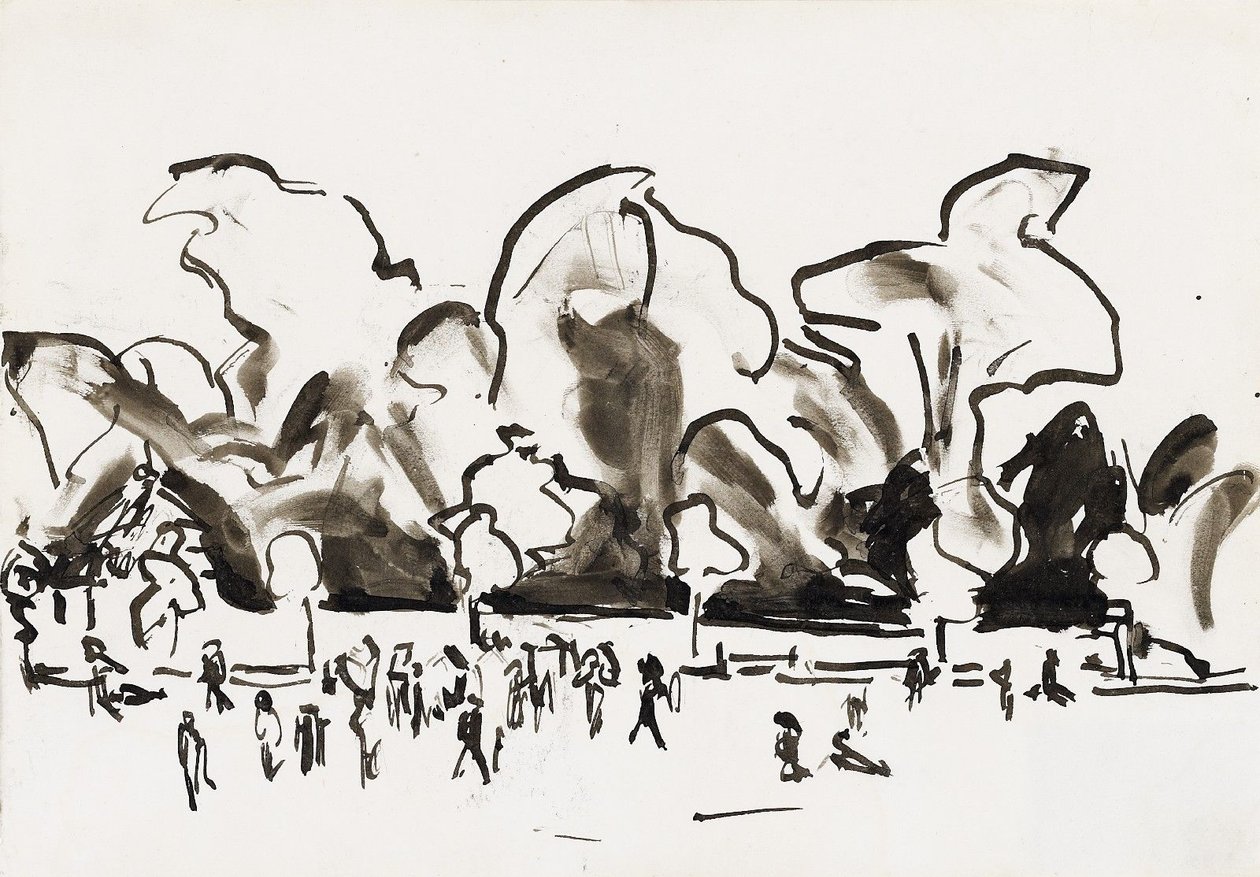 Świetny park autorstwa Ernst Ludwig Kirchner
