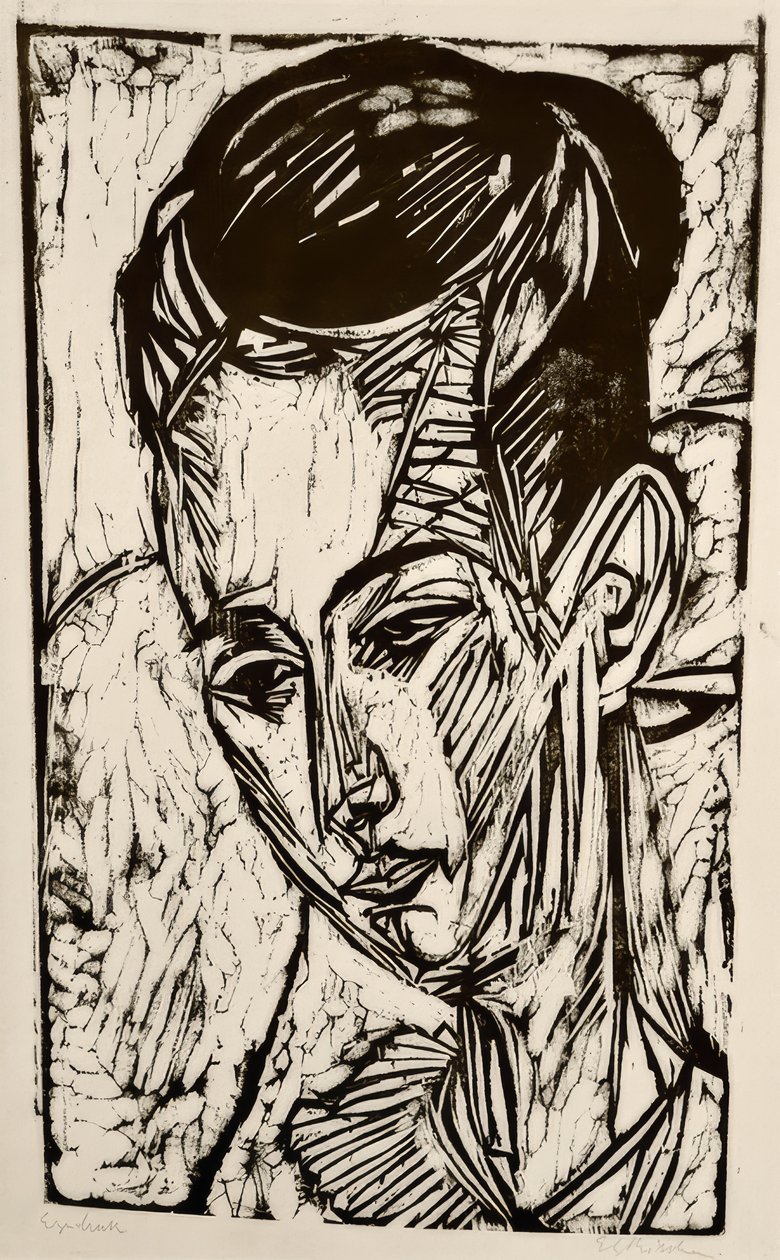 Córka naczelnika Hardt autorstwa Ernst Ludwig Kirchner