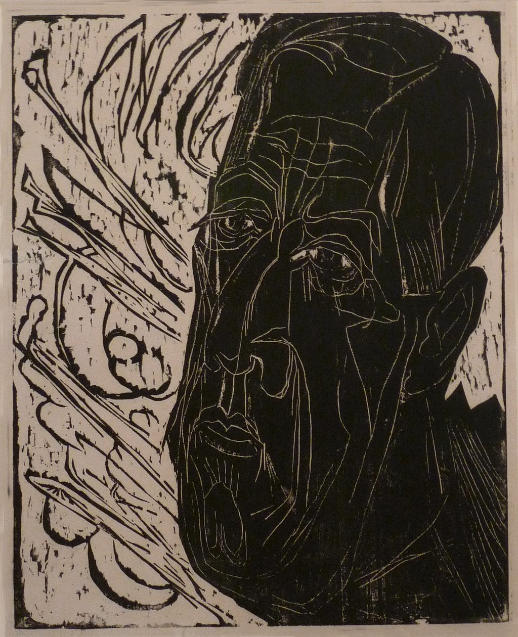 Głowa chorych autorstwa Ernst Ludwig Kirchner