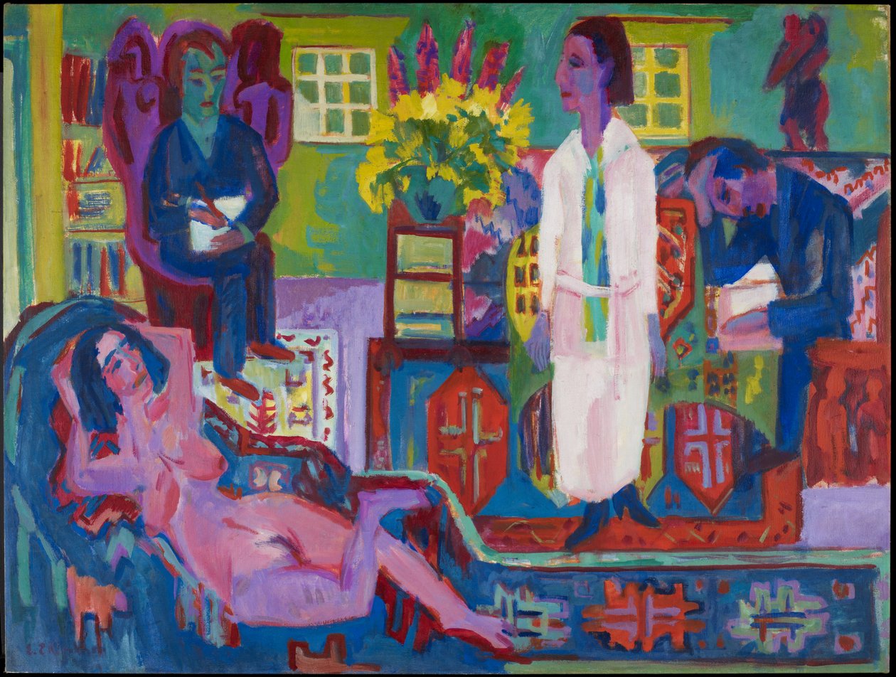 عصري بوهیمیا، 1924 پولی autorstwa Ernst Ludwig Kirchner