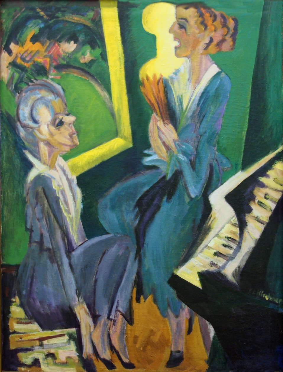 Pokój muzyczny autorstwa Ernst Ludwig Kirchner