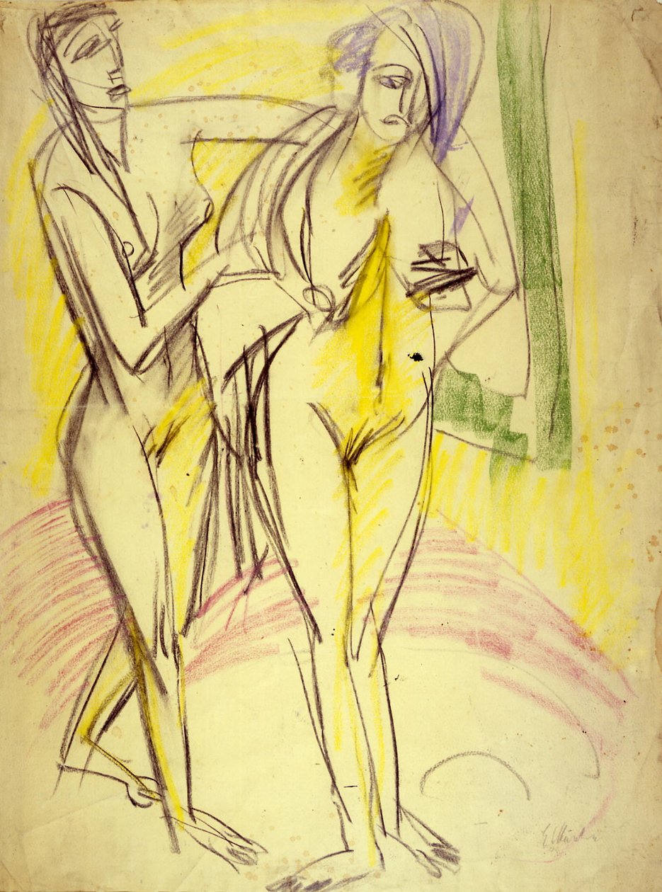 Po kąpieli autorstwa Ernst Ludwig Kirchner