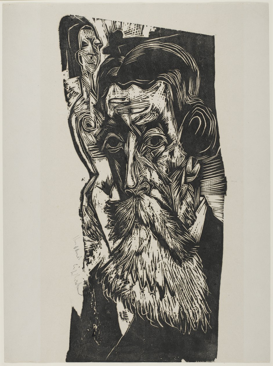 Portret Ludwiga Schamesa, 1917-1918 autorstwa Ernst Ludwig Kirchner