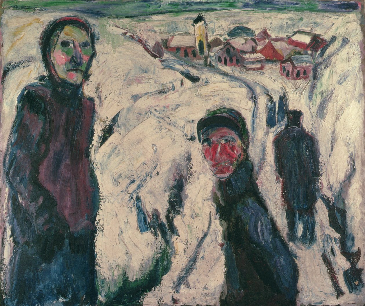 Śnieżny krajobraz, 1923 autorstwa Ernst Ludwig Kirchner